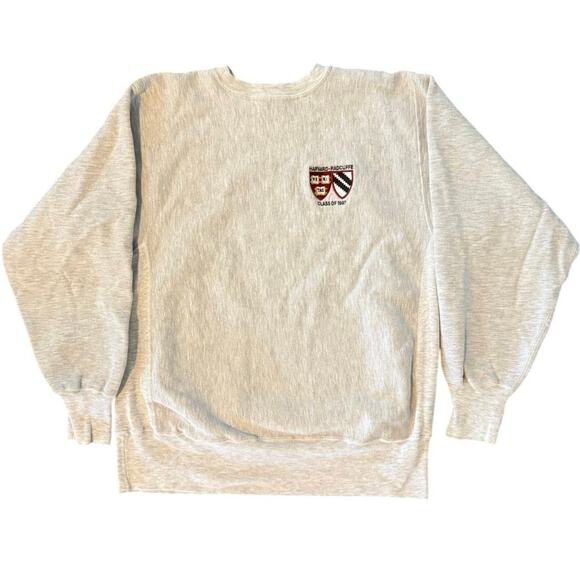 Champion Reverse Weave Other - Vintage 90s Harvard University Radcliffe College 1997 Reverse Weave Crewneck L